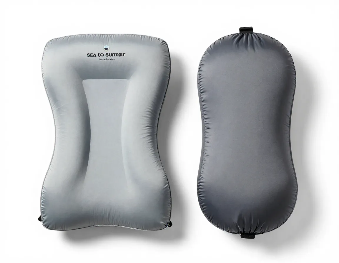 Sea to summit aeros premium inflatable pillow deflated compact pack size