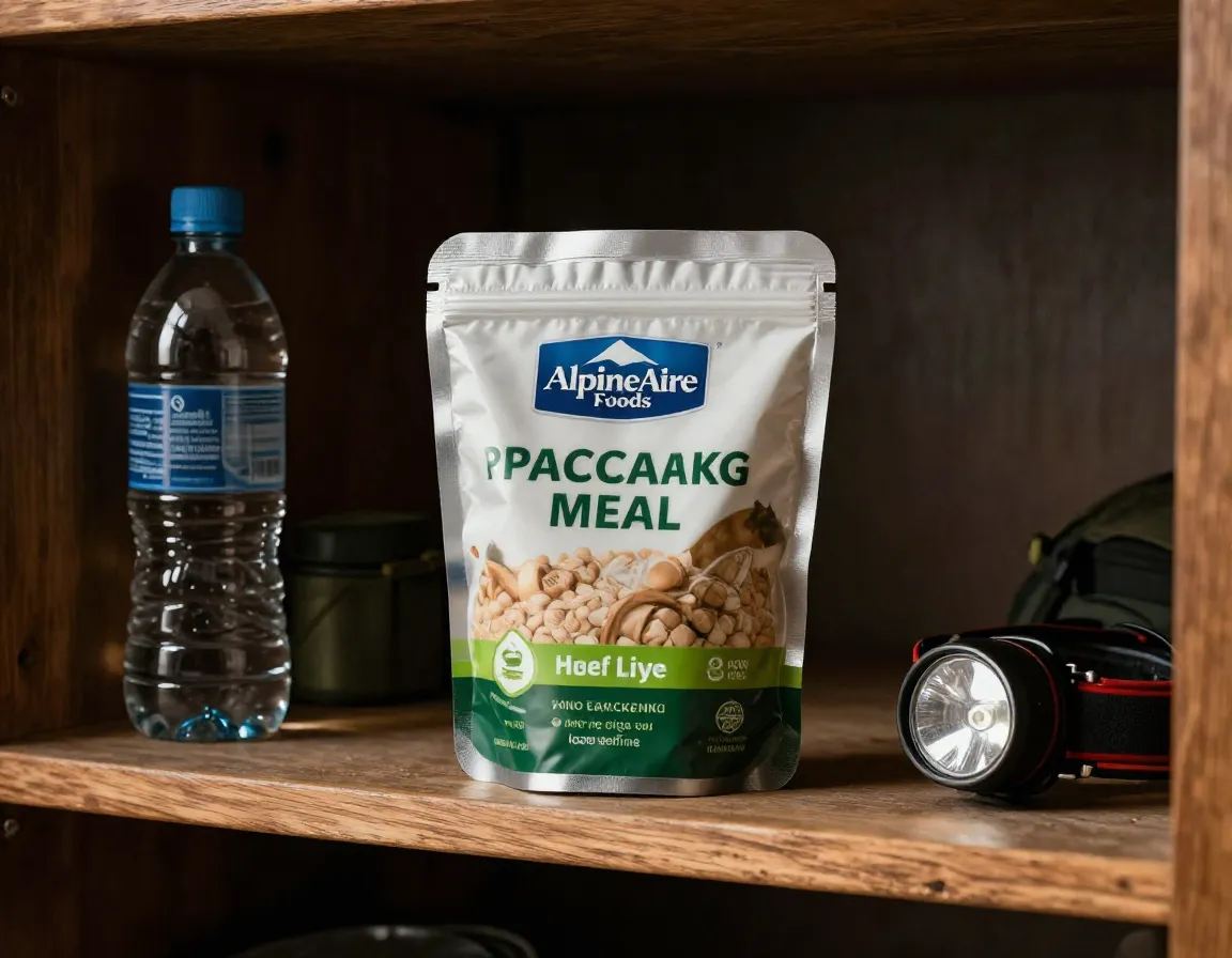 Alpineaire foods classic backpacking meal pouch with long shelf life