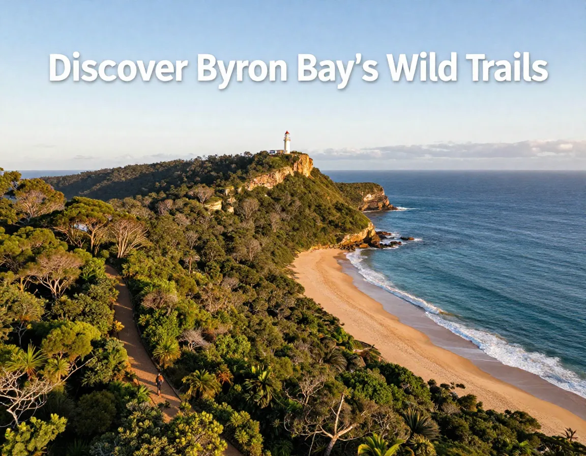 Coastal hinterland vista byron bay lighthouse beach rainforest trail
