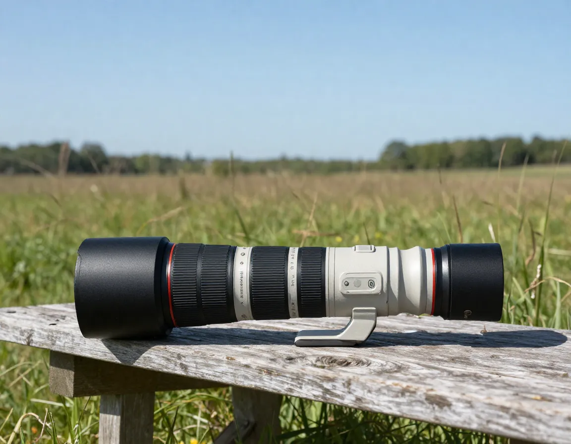 A telephoto lens for wildlife photography