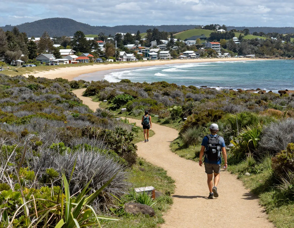 Byron bay to brunswick heads long distance coastal walk beach reserves wetlands