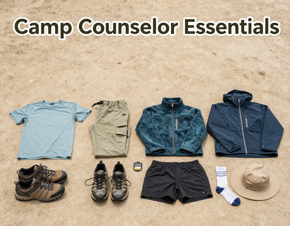 Functional essentials lay flat arrangement warm light natural background