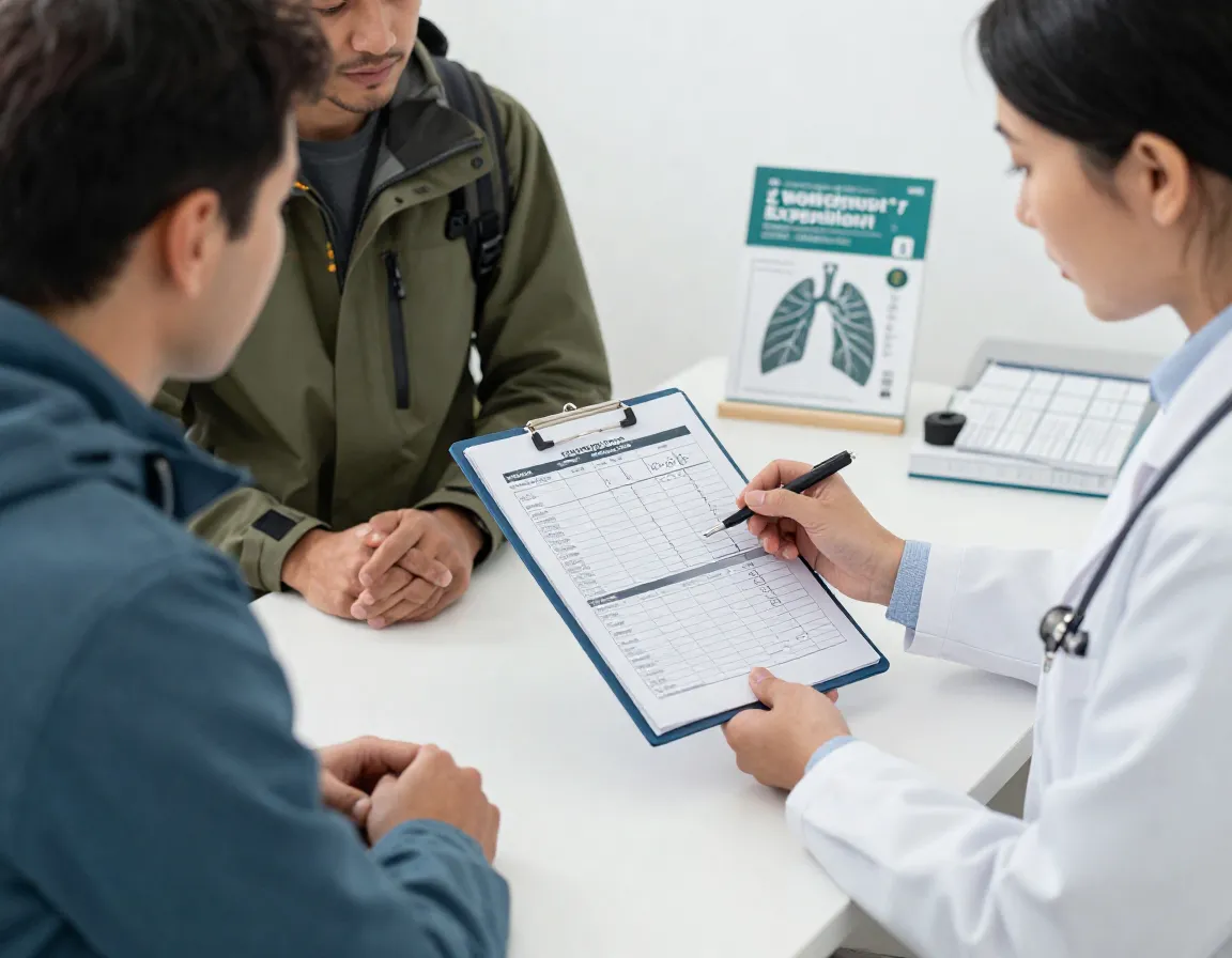 Medical evaluation wilderness expedition doctor consultation charts