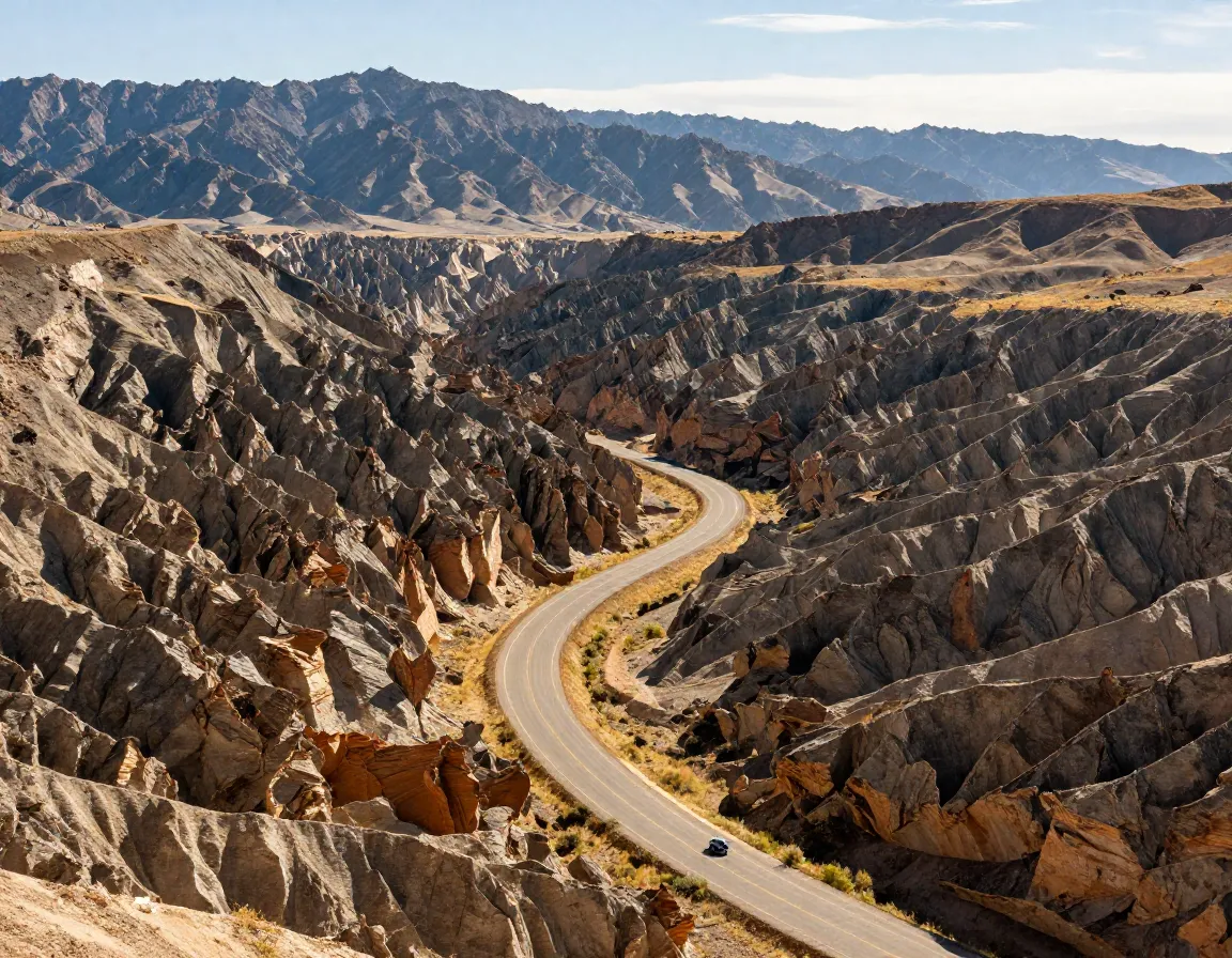Lamoille canyon scenic byway winding through glacially carved canyon