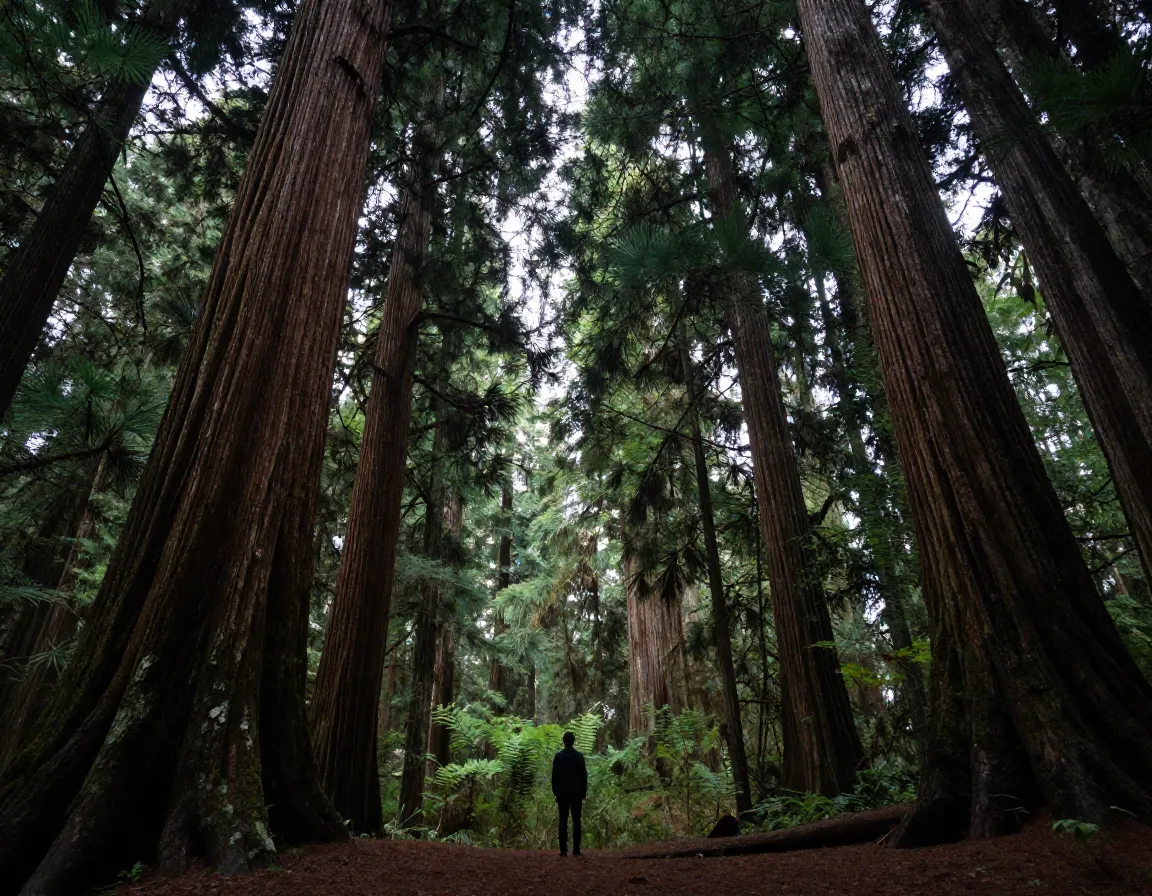 Muir forest wilderness universe spiritual ancient trees connection