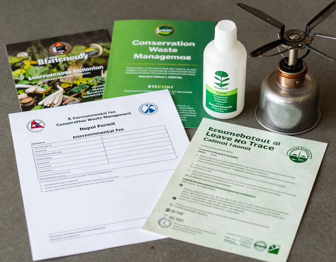 Environmental fee payment conservation waste management nepal permit