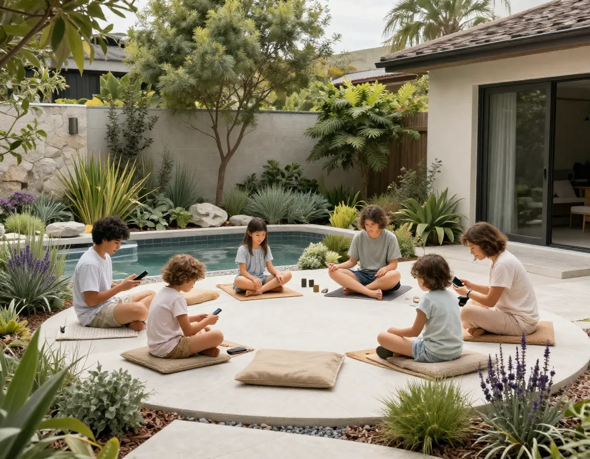 Muir close nature heart break away family backyard detox