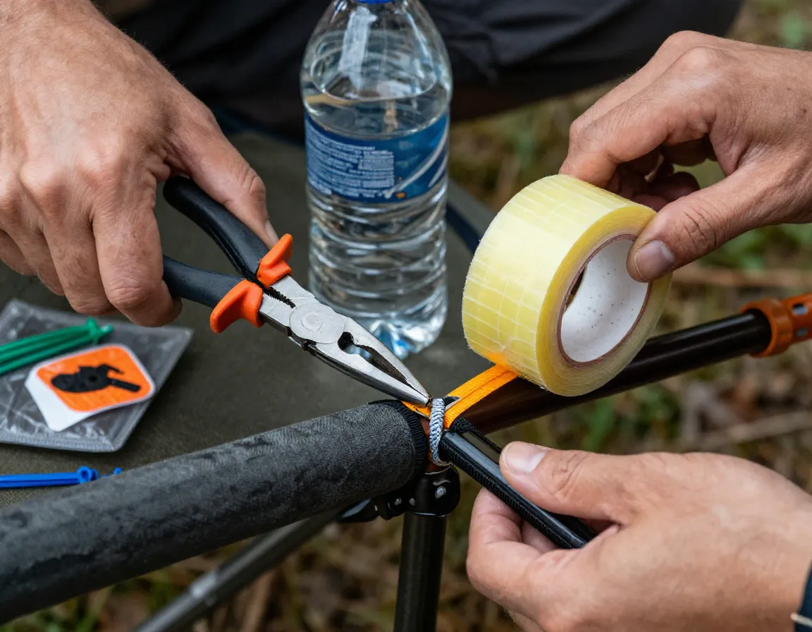 Multi tool duct tape repair sleeve paracord tools repair kit