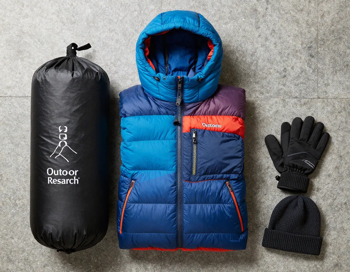 Or helium down hoodie compressed stuff sack with mittens beanie