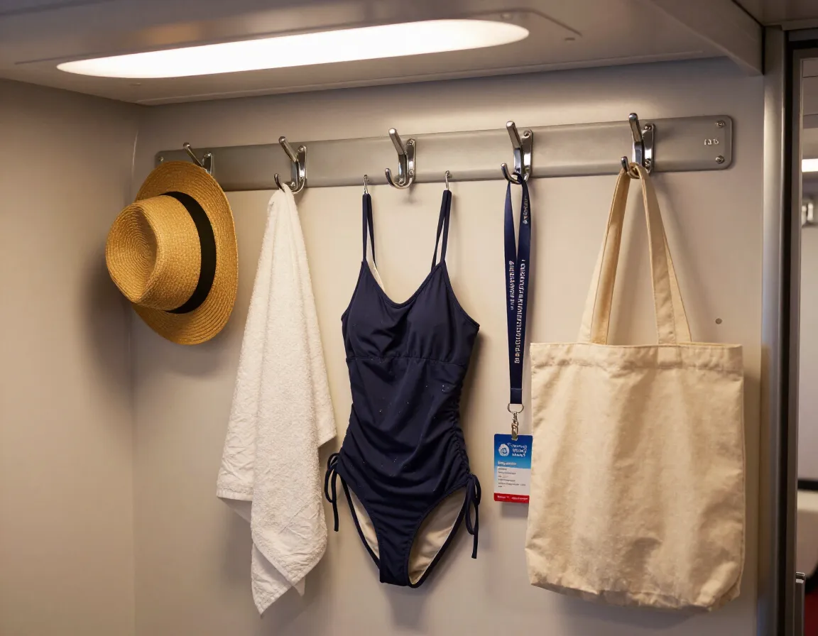 Magnetic hooks hanging hats towels swimsuits cabin metal wall