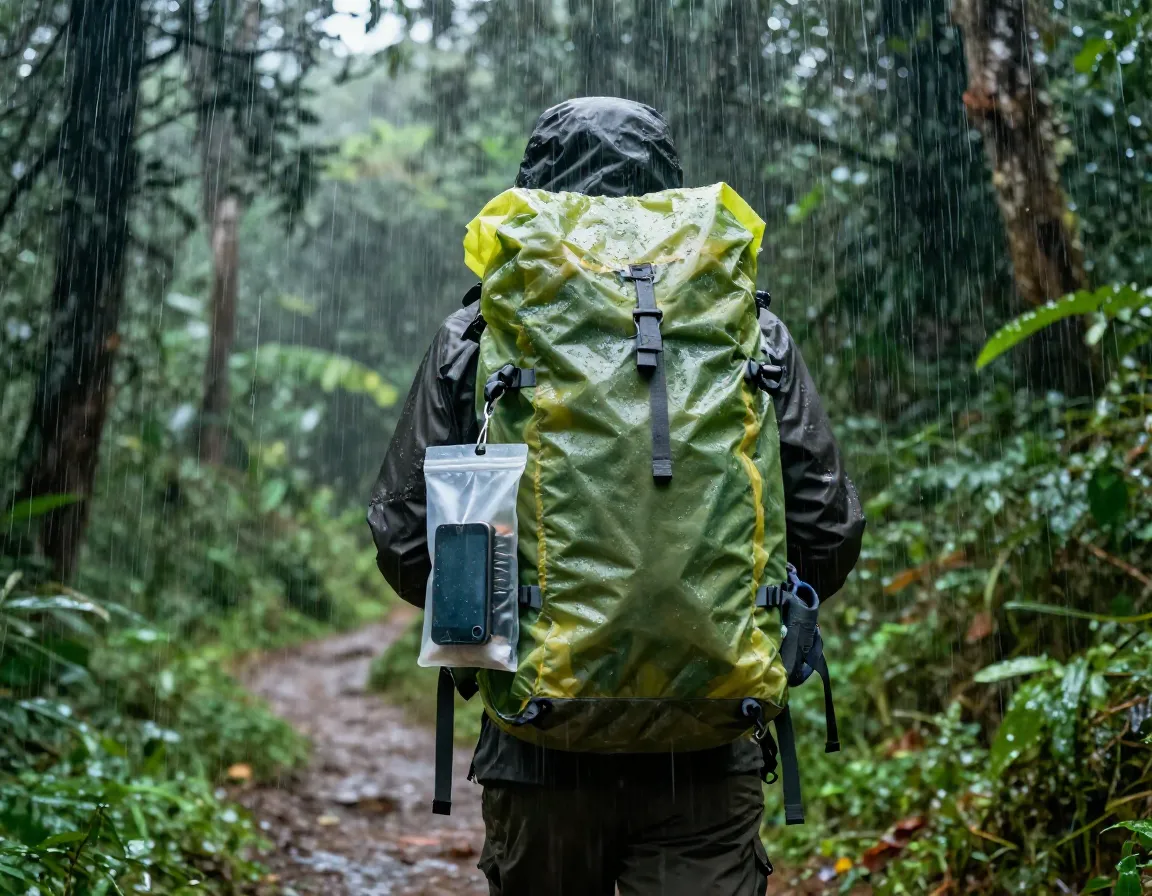 Waterproof backpack cover dry bags heavy rainforest downpour
