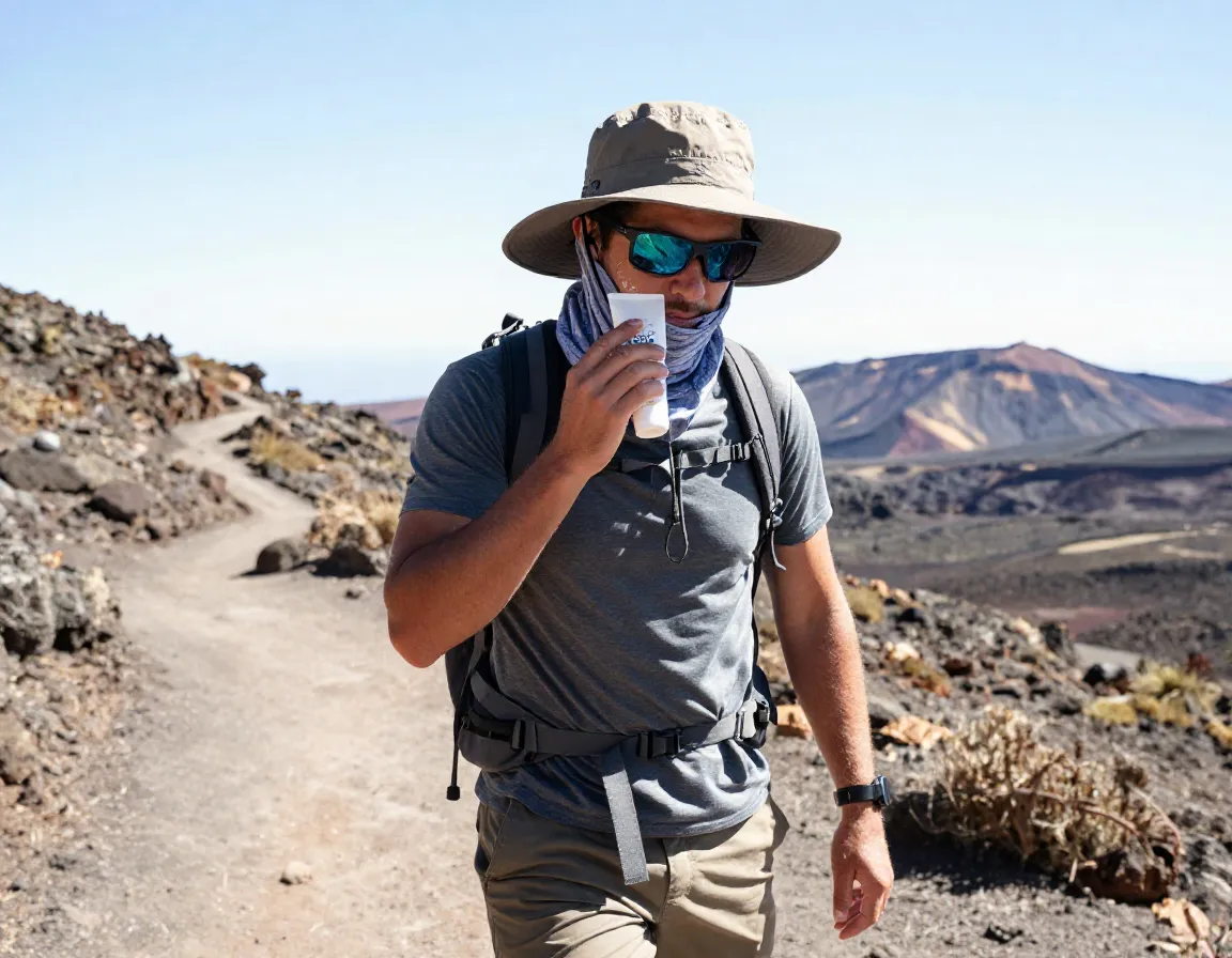 Sun protection wide brim hat sunglasses buff open ridgeline