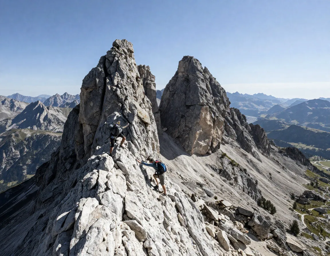 Chimney tops rocky pinnacles with 360 degree mountain views