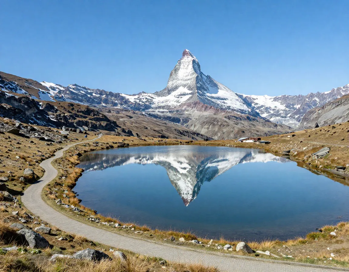 Five alpine lakes matterhorn reflections summer hiking trail