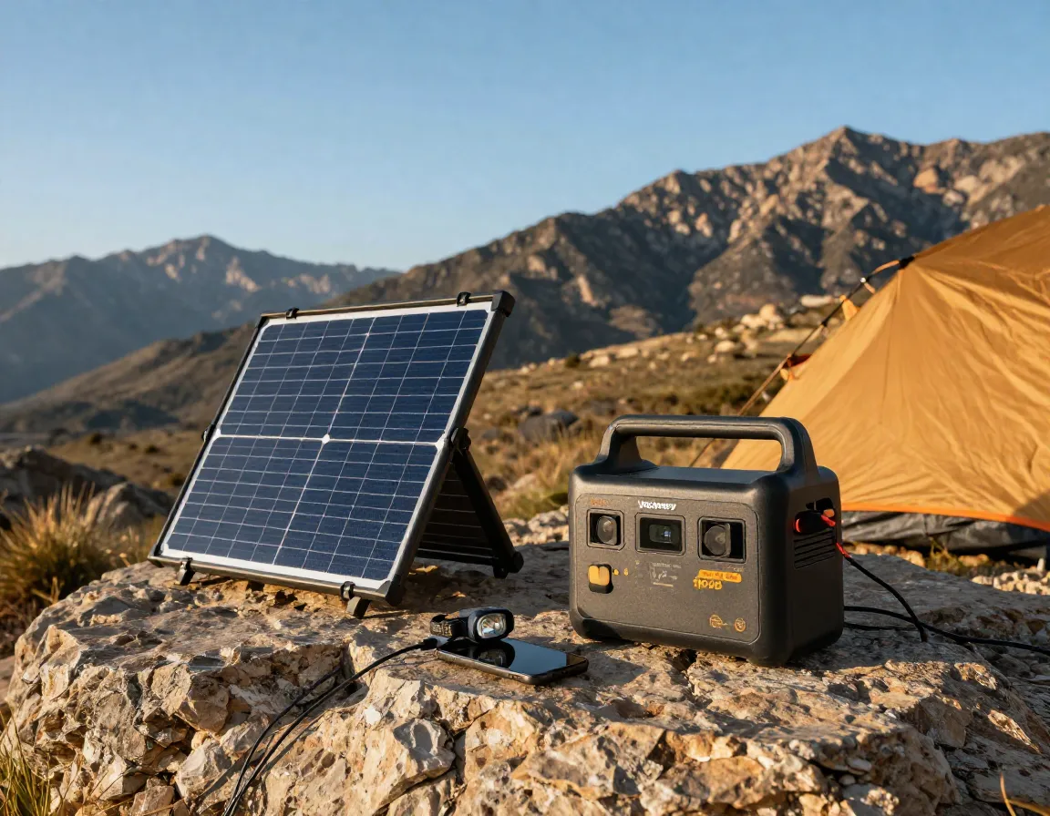 Jackery power station solar panel charging gear mountains