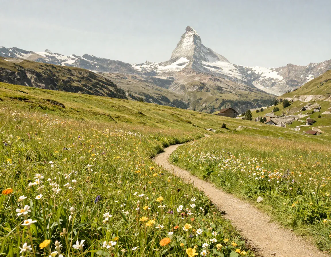 Edelweissweg huhbalmen meadows family alpine hike