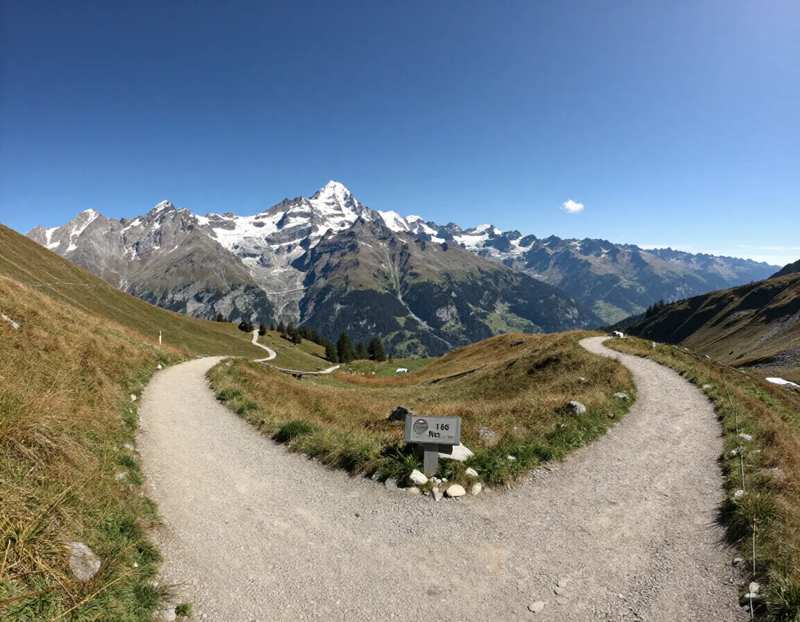 Gornergrat circular loop panoramic alpine viewpoint