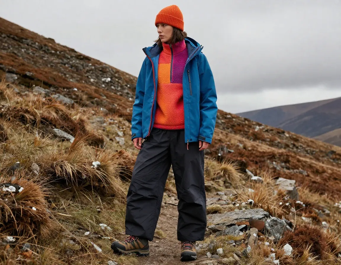 Full layering system merino wool base vibrant fleece shell jacket