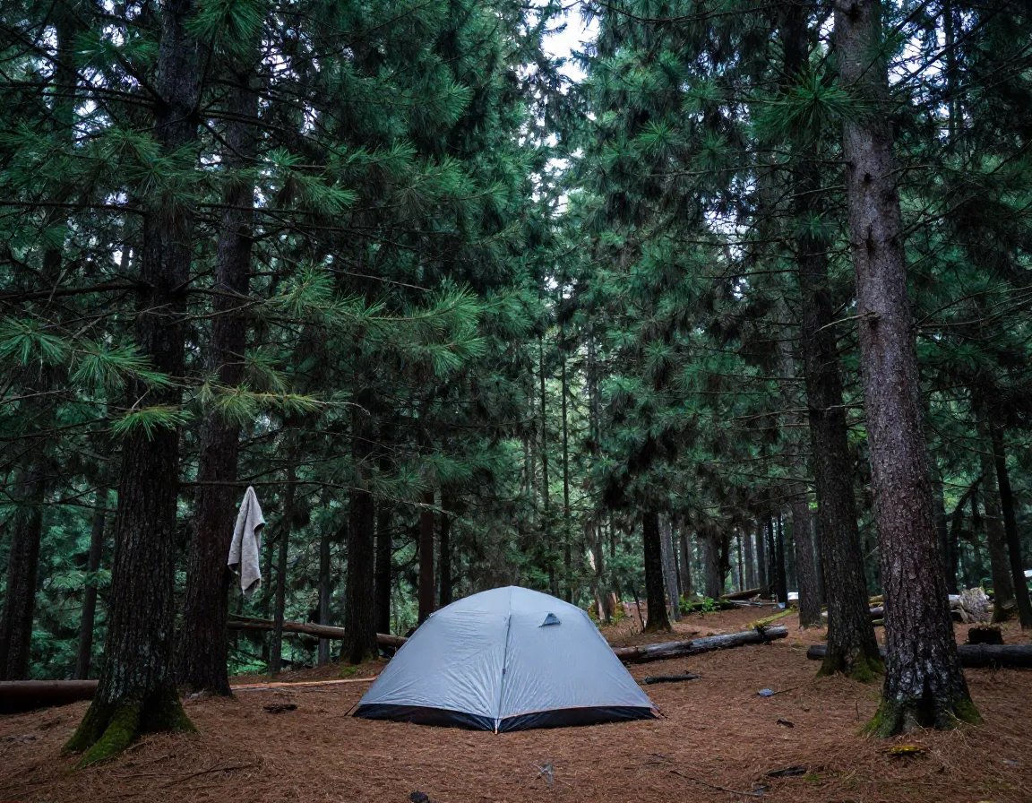 Balsam mountain high elevation campground spruce fir forest