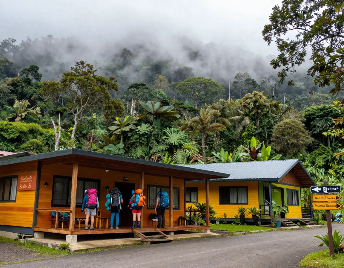 Selina monteverde hostel cloud forest reserve entrance backpackers