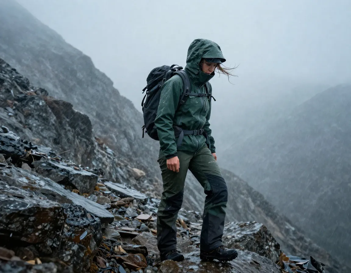 Arcteryx gamma pant woman stormy ridge wind rain protection