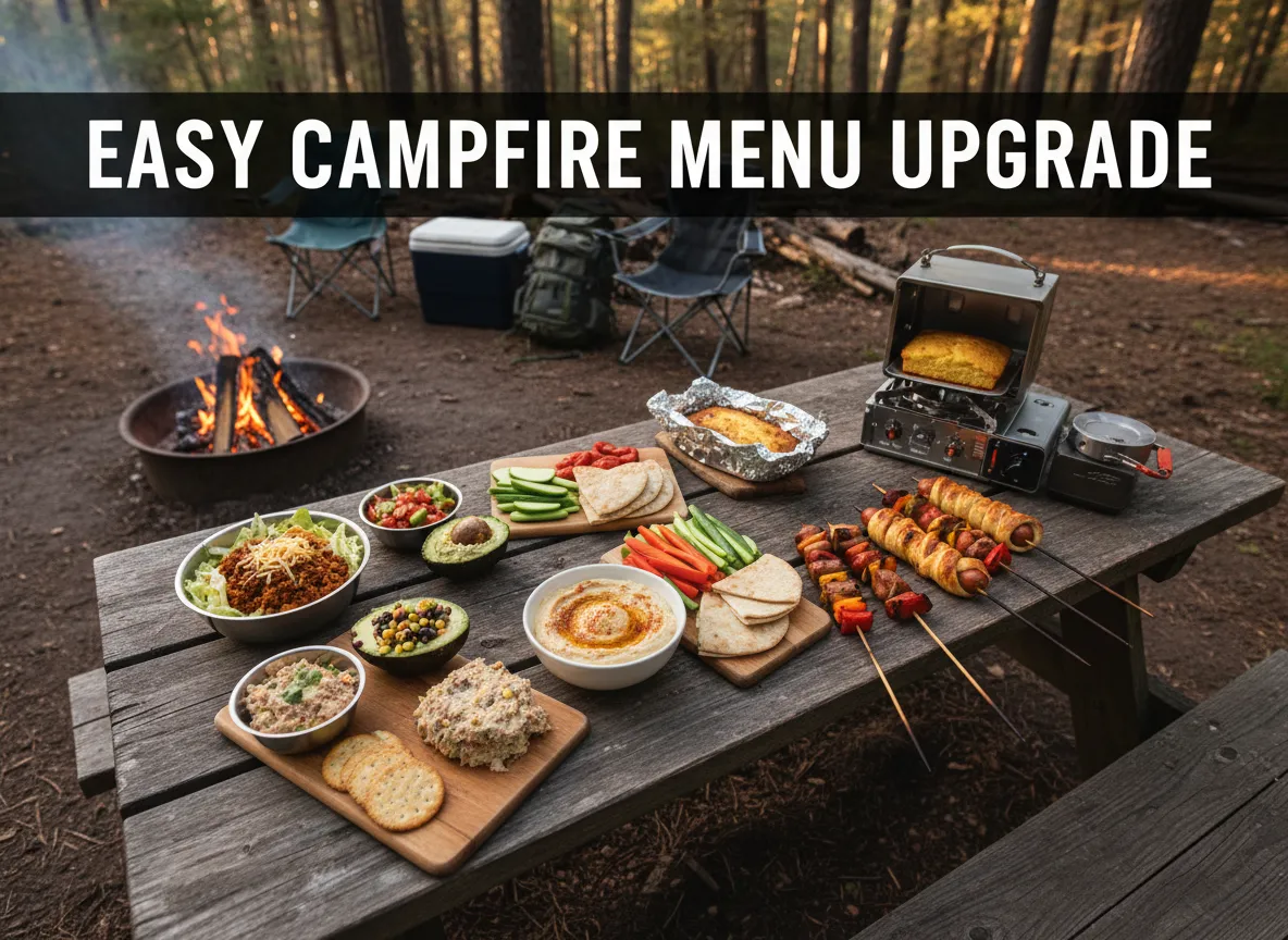 Campfire menu upgrade nine easy ideas campsite arrangement