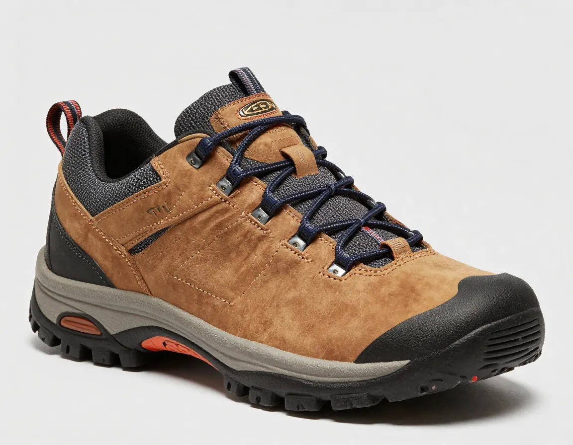 Durable keen targhee iv wp hiking shoe with reinforced leather upper