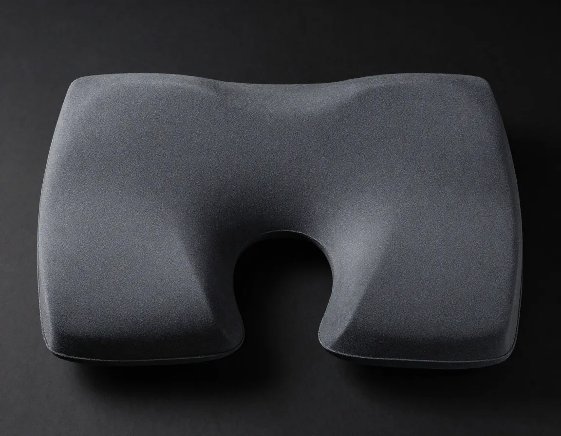 Flyhugz memory foam pillow providing 360 degree neck support
