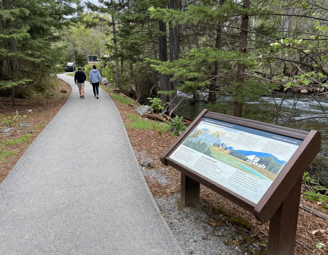Elkmont cosby smokemont nature trails accessible interpretive walk