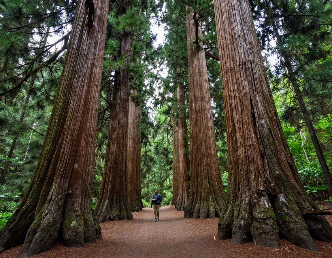 Albrights grove loop old growth forest giant tulip poplar trees