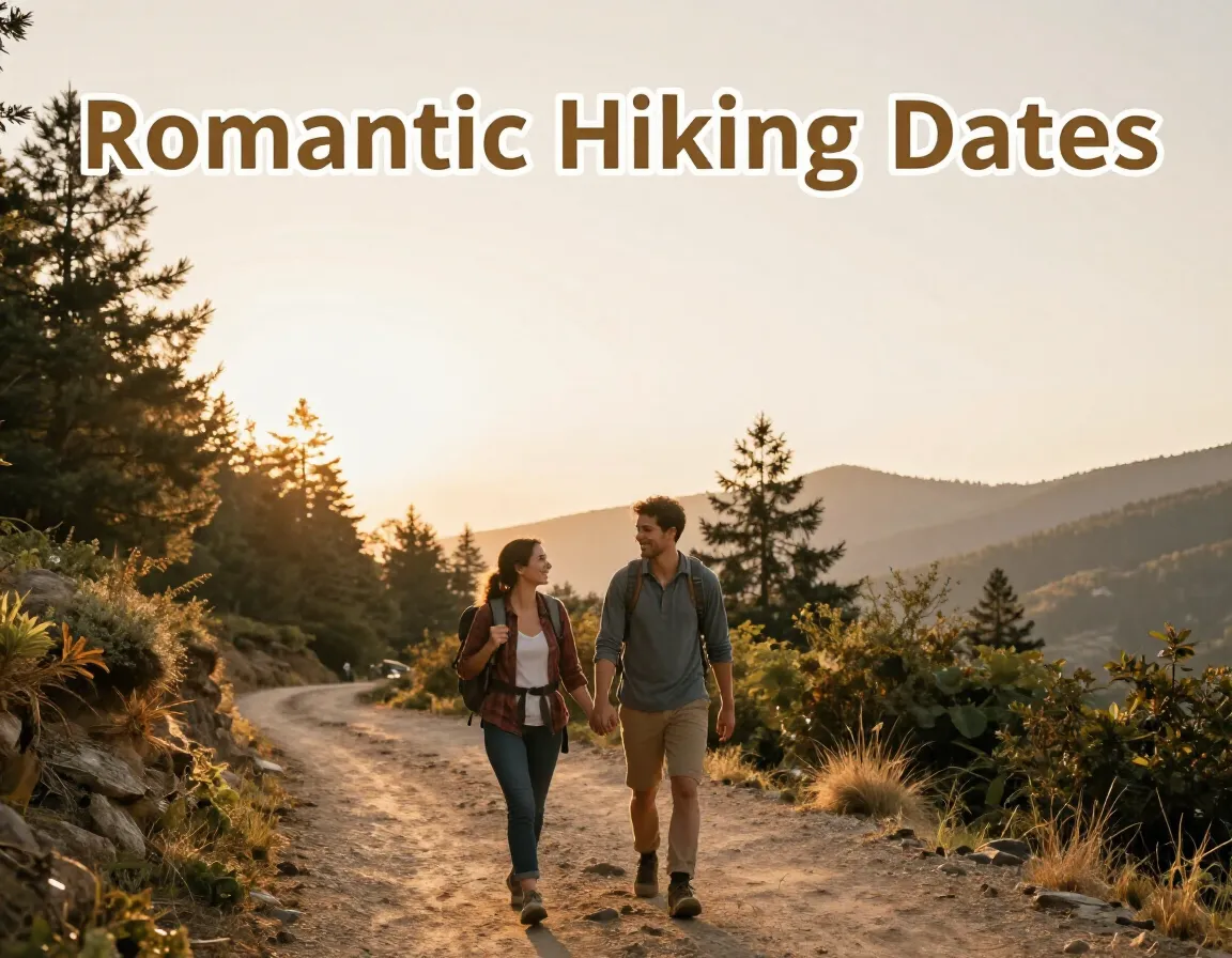 Couple hands holding warm sunset forest trail adventure romance