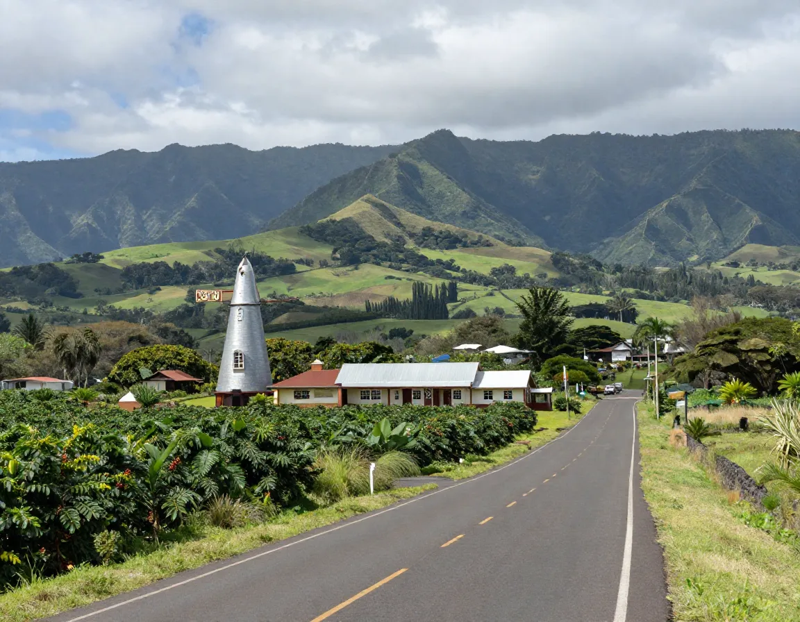 Kau district coffee mill tour scenic south point drive