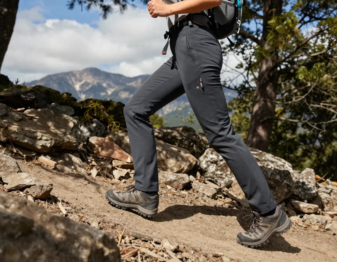 Outdoor research ferrosi pants lightweight stretchy hiking comfort on trail