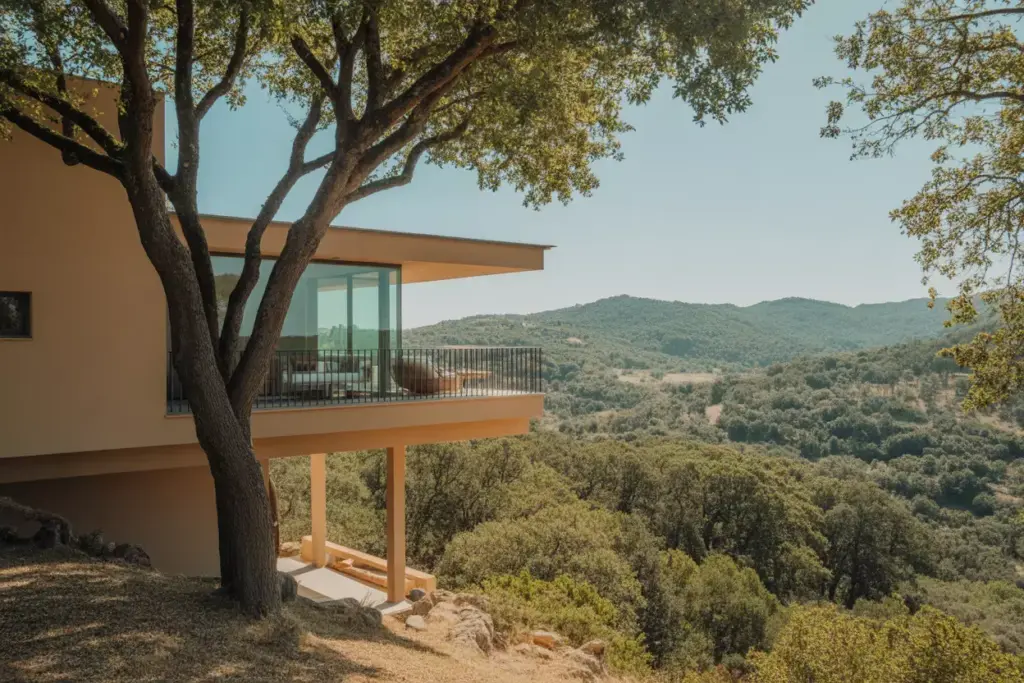 Cabanes Als Arbres Spain Contemporary Treehouse With Panoramic Catalonian Forest Views