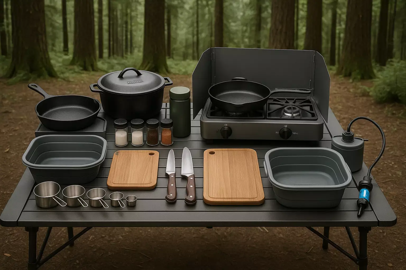 Read more about the article How to Build the Ultimate DIY Camping Kitchen for Gourmet Meals Outdoors