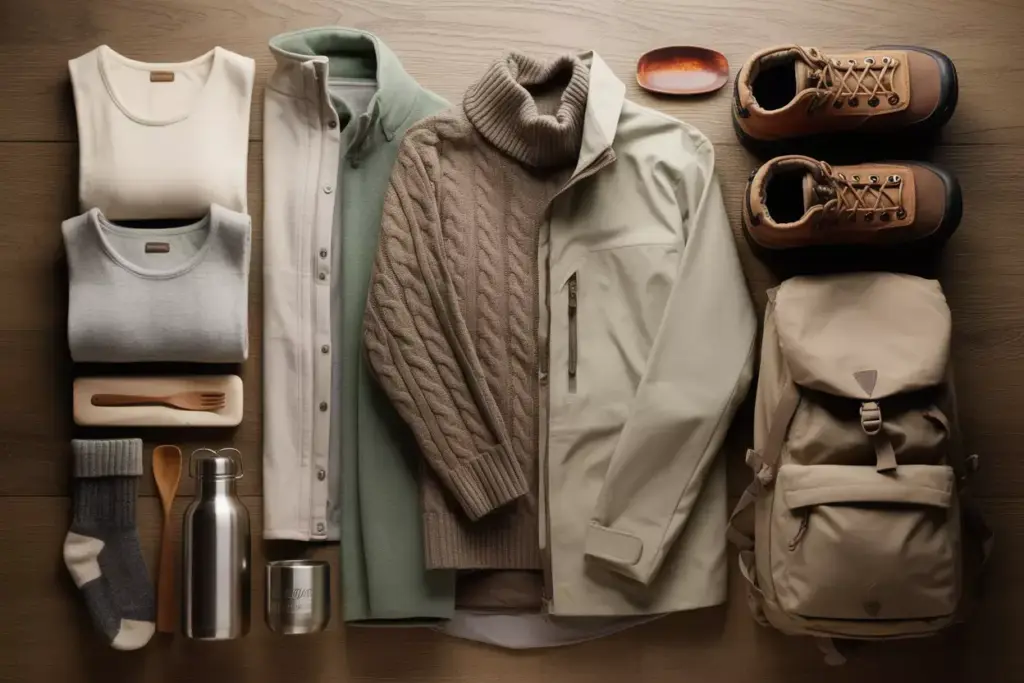 Master The Art Of Neutral Color Coordination With Earthy Tones And Textured Layering Flat Lay