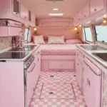 7 Surprisingly Chic Pink Vanlife Interiors That Are Totally Dreamy
