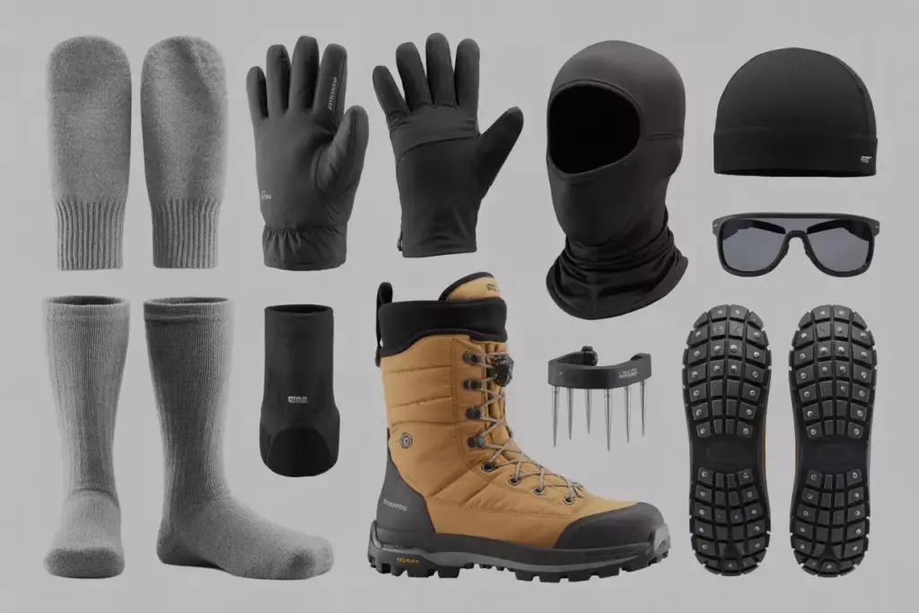 Complete Extremity Protection System Gloves Socks Boots And Headgear