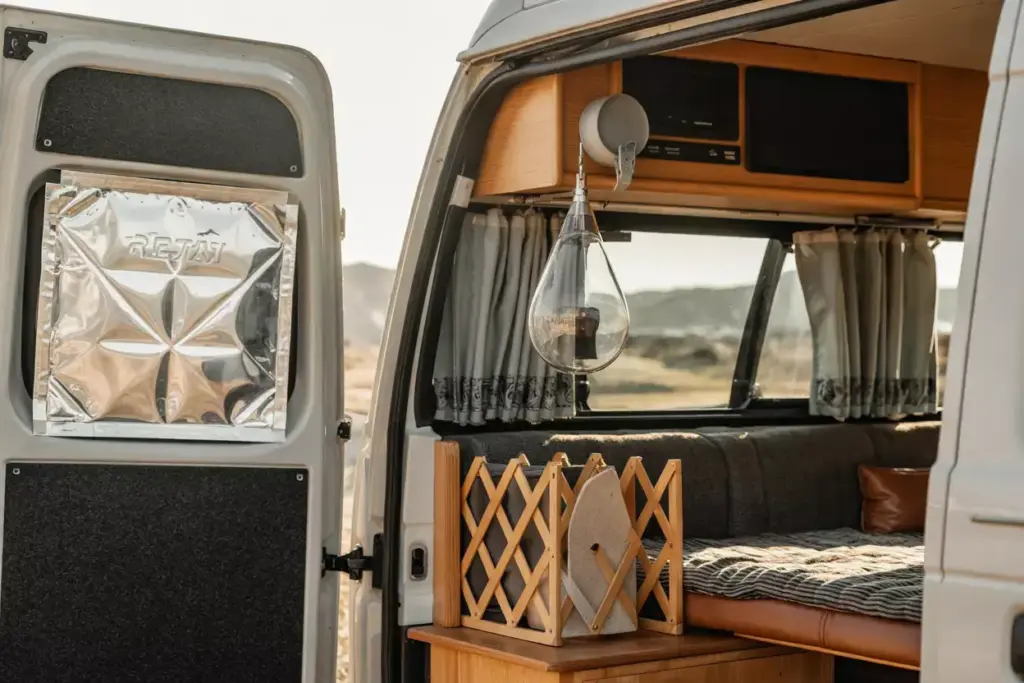 Custom Window Treatments Including Reflectix And Blackout Curtains For Privacy