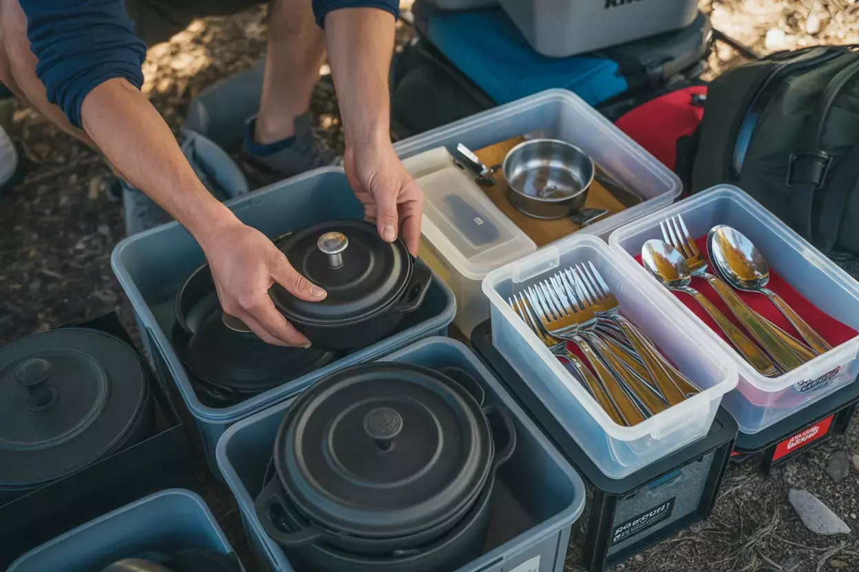 Read more about the article 6 Kitchen Organization Ideas for Camping That Are Pure Genius