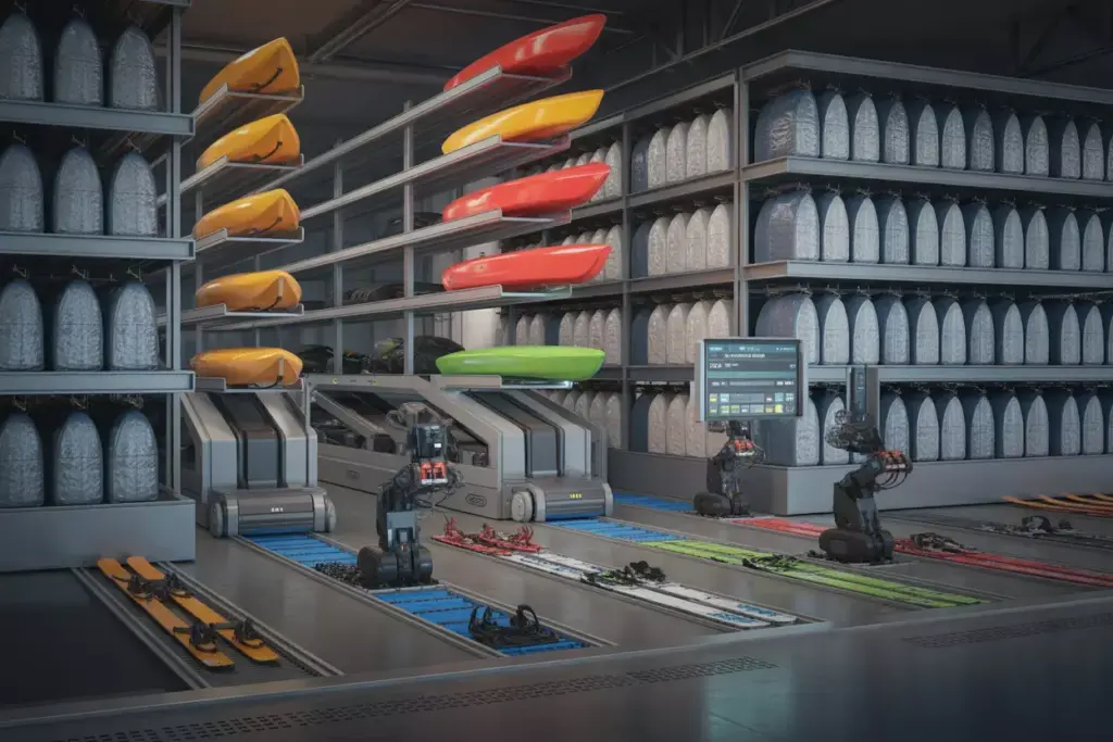 Automated Seasonal Rotation Storage System With Motorized Shelving