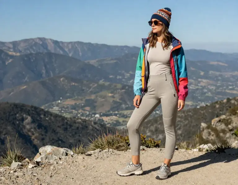 Featured Retro Accessorized Trail Look Graphic Beanie Retro Sunglasses Neutral Trail Runners